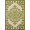 Homeroots 3 x 4 ft. Green Medallion Indoor & Outdoor Area Rug 384736 - alternate 1